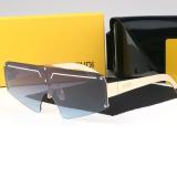 New Sunglasses Fashion Metal Trend Classic One Lens Sunglasses