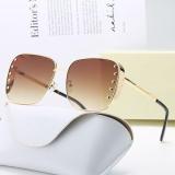 New Metal Punk Trend Glasses Fashion Versatile Sunglasses