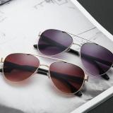 New Fashion Aviator Sunglasses Men And Women Casual Business All-match Sunglasses Metal