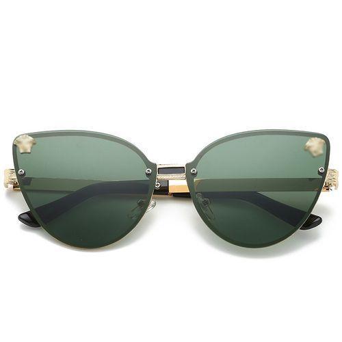 Frameless Cat Eye Sunglasses Fashion  Luxury Designer Sun Glasses Uv400