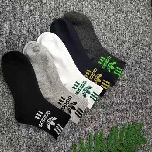 10 Pairs Men Adidas Cotton Knee-socks Mid Calf Socks