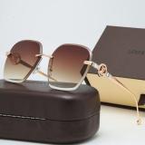 Classic Frameless Polygon Women's Sunglasses Creative Avant-garde Versatile Anti Glare Sunglasses