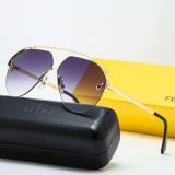 New Fashion Trend Sunglasses Metal Avant-garde Leisure Large Frame Sunglasses