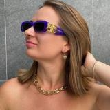 Retro Sunglasses Women Small Square Frame Sun Glasses Ladies Ocean Lens Sunglasses Oculos UV400