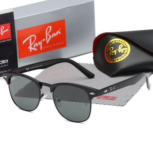 New Style Sunglasses Fashion Trend Half Frame Sunglasses Anti Ultraviolet Hot Glass