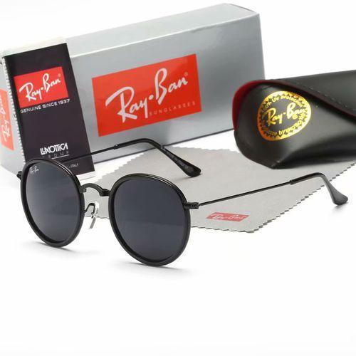 Pilot Sunglasses Ladies Men's Round Frame Retro Inner Ring Classic Driving Sunglasses