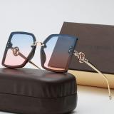 New Fashion Sunglasses European And American Fashion Women's Large Frame Exquisite Anti Glare