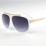 European And American Hot Sunglasses Men's And Women's Retro Fashion Sunglasses One Piece