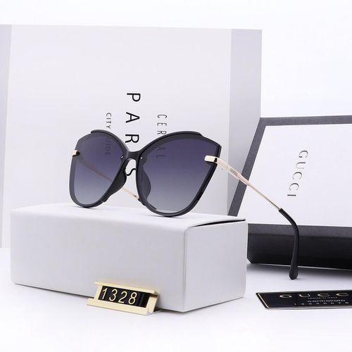 Women Lady High Definition Resin Lens Metal Frames Polarized Sunglasses Brand Designer Shades