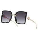 New Fashion Sunglasses European And American Fashion Women's Large Frame Exquisite Anti Glare