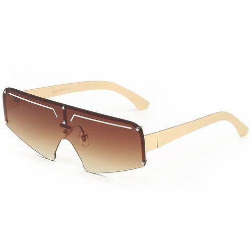 New Sunglasses Fashion Metal Trend Classic One Lens Sunglasses