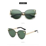 Frameless Cat Eye Sunglasses Fashion  Luxury Designer Sun Glasses Uv400