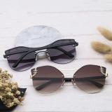 Diamante Joker Sunglasses Fashion Eyewear for Women Ladies