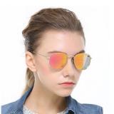 Men's And Women's Retro Metal Sunglasses Fashion Coated Reflective Sunglasses