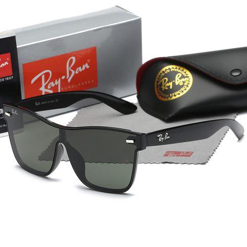 New Classic Fashion Box Sunglasses One Piece Lenses Sunglasses