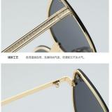 Frameless Cat Eye Sunglasses Fashion  Luxury Designer Sun Glasses Uv400