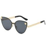 Frameless Cat Eye Sunglasses Fashion  Luxury Designer Sun Glasses Uv400