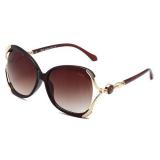 Polarized Sunglasses Women's Style Metal Dazzle Color Classic Retro Brand Designer UV400