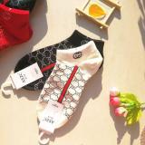 5 Pairs Women Girls Low Cut Ankle Socks ( Random Color )