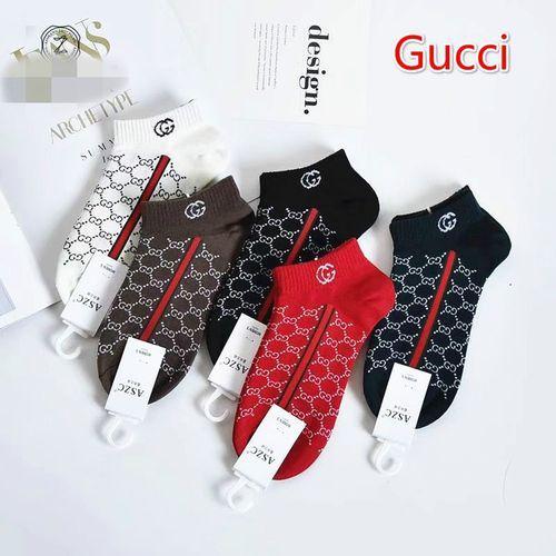 5 Pairs Women Girls Low Cut Ankle Socks ( Random Color )