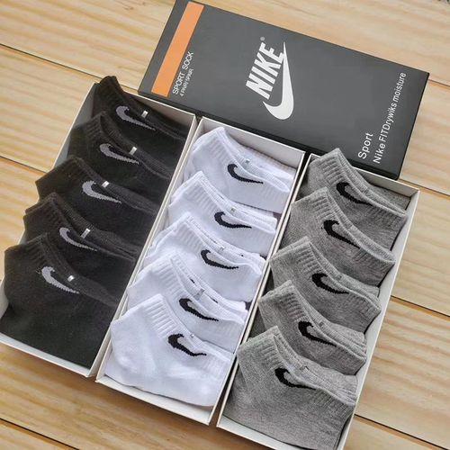 Men Cotton Socks Spring Summer Tube Men's Boat Socks 5 Pairs 0f Boxes