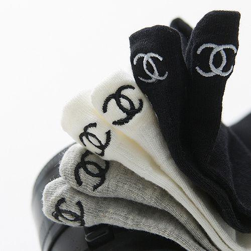 3 PAIRS Lady's Spring And Summer New Fashion Socks Street Boat Socks All-cotton Thin Socks