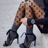 Fashion Women Sockings Letter Tights Sliming Tights Pantyhose Stocking Long Socks Body