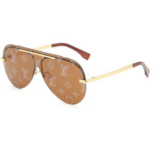 Conjoined Lens Toad Frame Sunglasses Men And Women Driving Outdoor Leisure Entertainment Glasses