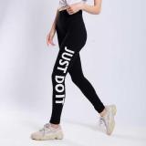Tight Cotton Exercise Fitness Running Training Leggings Elastic Exercise Pants