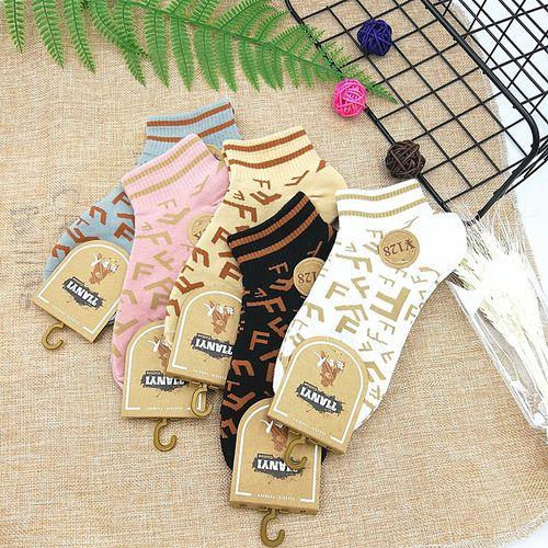 3 PAIRS Brand Women Cotton Short Socks