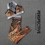 Pants Sportswear Swimsuit Split Two-piece Swimsuit Bikini U-shaped Back Top Slim Slim