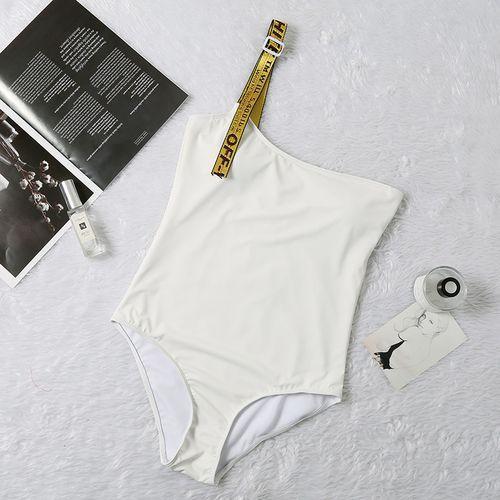Summer New Brand Beach Strap Swimsuit Ladies Simple Swimwear