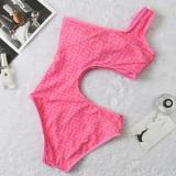 Summer New Luxury Big Brand Hollow Nightclub Swimsuit Female One-piece Bikini Letter Swimsuit