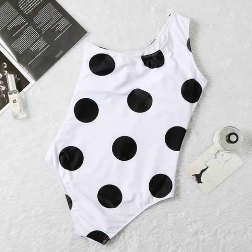 New Trendy Brand Summer Fashion Wave Point Swimsuit Ladies Hot Spring Swimwear