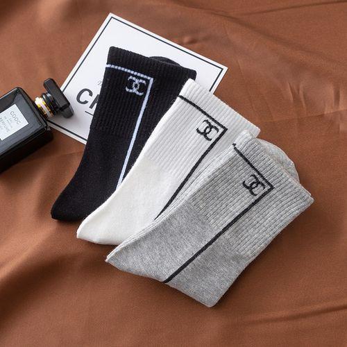 5 Pairs Women's Fashion Stockings Cotton Sports Socks