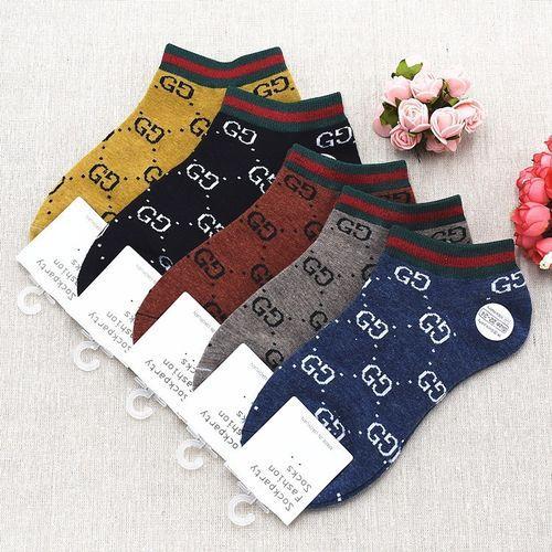 5pcs New Cotton Men's Boat Socks Spider Men's Business Breathable Sweat-absorbent Casual
