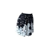 Women's Fashion Summer Casual  Skirt Womens Slimming Pleated Skirt Dress (Only Skirt)