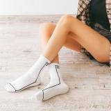 5 Pairs Women's Fashion Stockings Cotton Sports Socks