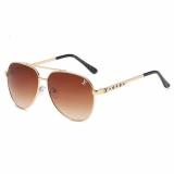 New Fashion Metal Sunglasses Classic Men's Leisure Anti Glare Toad Glasses Business Versatile
