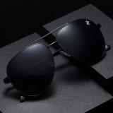 New Fashion Metal Sunglasses Classic Men's Leisure Anti Glare Toad Glasses Business Versatile