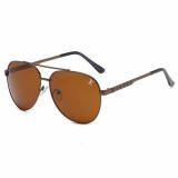 New Fashion Metal Sunglasses Classic Men's Leisure Anti Glare Toad Glasses Business Versatile