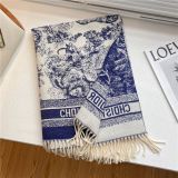 Autumn Winter Female Wool Scarf Women Cashmere Scarves Wide Lattices Long Shawl Wrap Blanket