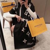 Autumn And Winter New Scarf Gift Women's Style Double-sided Letter Cashmere All-match Warm Shawl