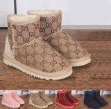 Winter New Retro Style Thick Bottom Fashion Simple Warm Snow Boots Women's Shoes Size 35-40