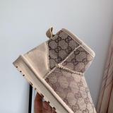 Winter New Retro Style Thick Bottom Fashion Simple Warm Snow Boots Women's Shoes Size 35-40