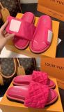 New slippers female Velcro summer wear outside joker flat embossing fashion one(with out box)