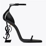 New letters with sandals black metal socialite French super high heels nightclub, the queen of shoes(no box)