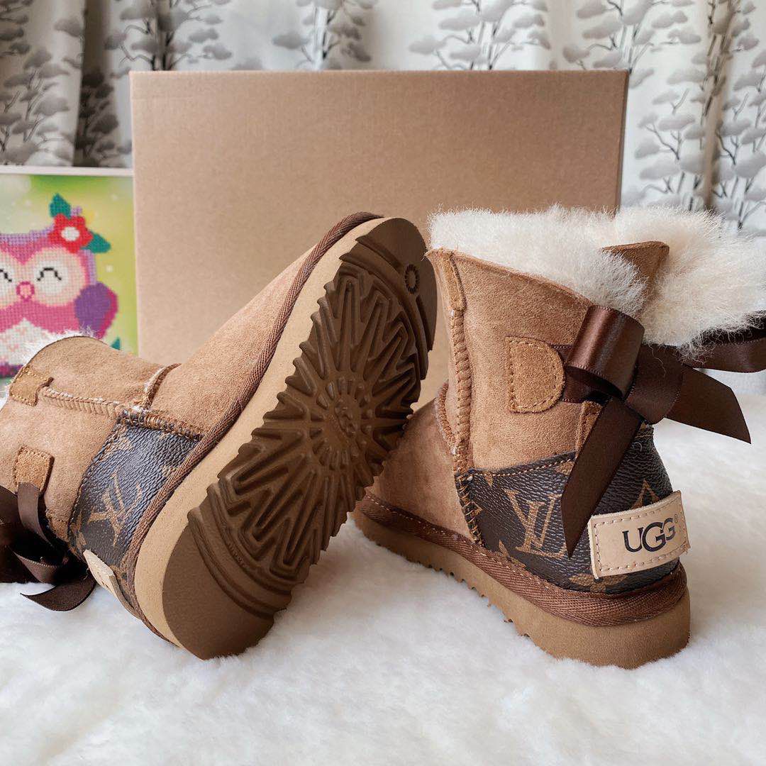 Winter new retro style thick soled fashion simple warm snow boots women's shoes