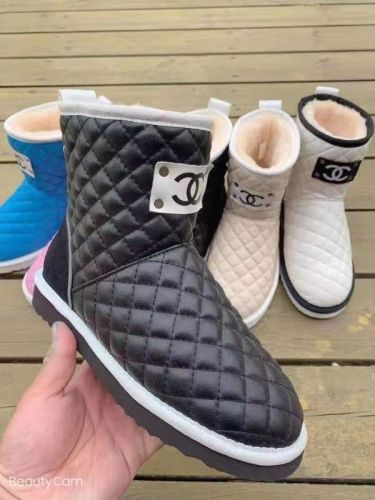 Copy Winter new retro style thick soled fashion simple warm snow boots women's shoes