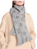 Flower Pattern Thick Imitation Cashmere Knit Scarf Multifunctional Female Scarf Scarf 180*30CM